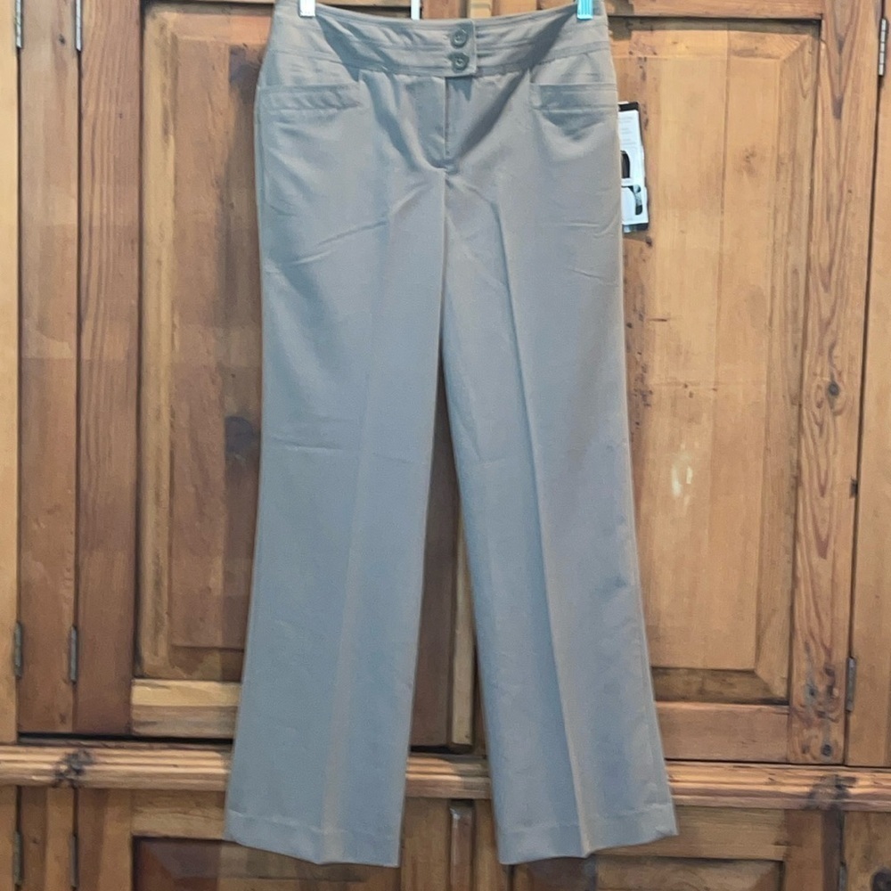NWT SANDRO Control Top PETITE FULL LENGTH TROUSERS Sz. 8 Petite